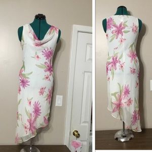 ALYN PAIGE...high low floral dress